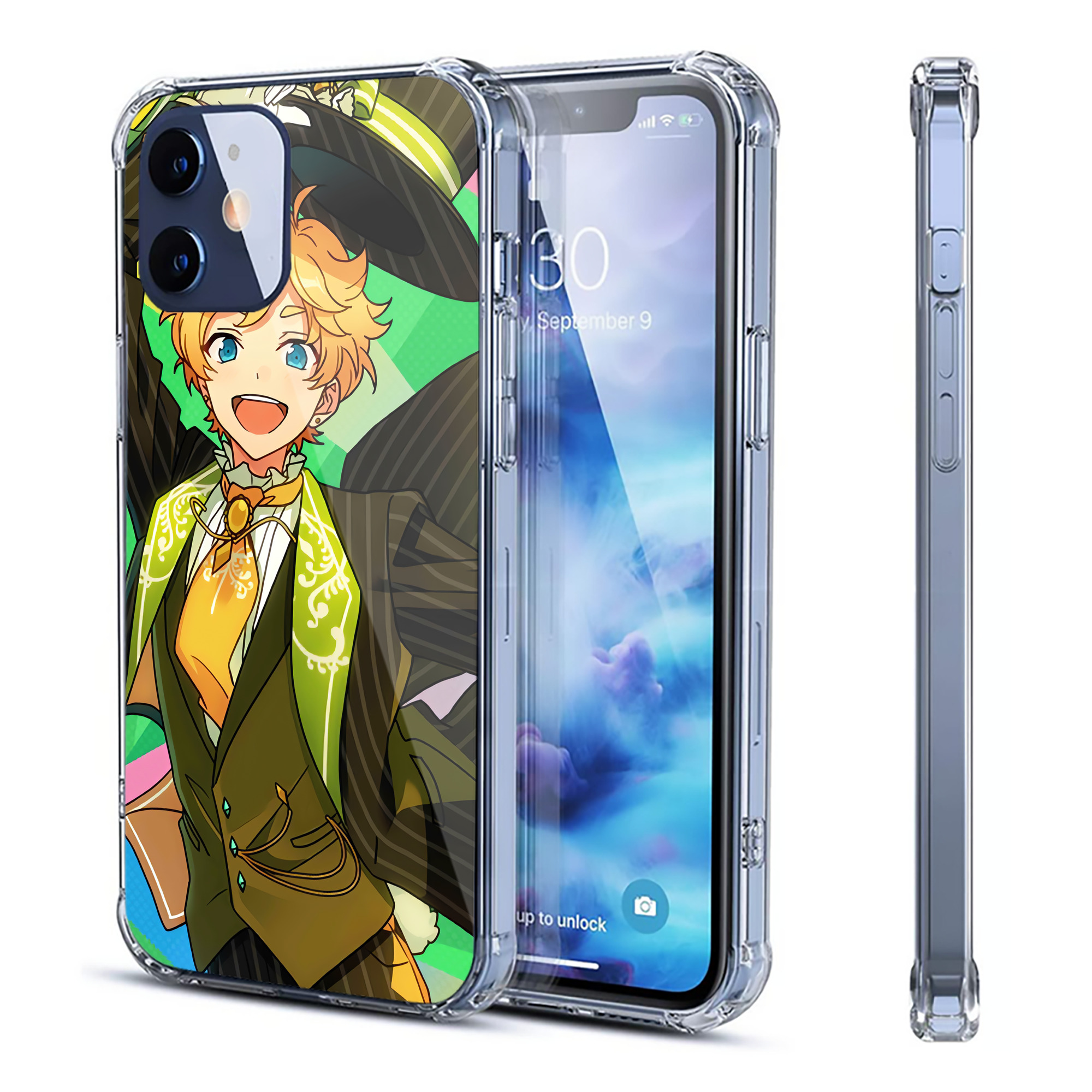 （画像用） あんさんぶるスターズ! Ensemble Stars 【iPhone 12シリーズ対応】透明スマホケース（クリアソフトケース）